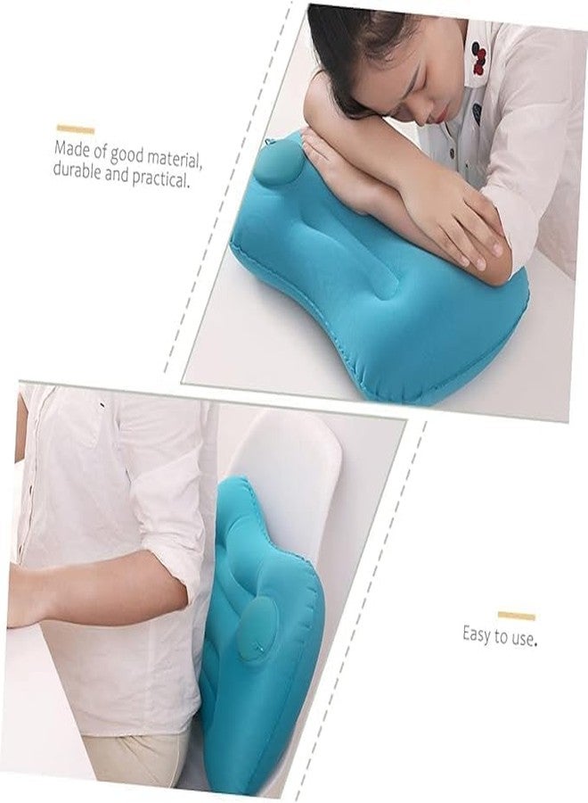 swabs® Comfort Ultralight Inflatable by Pressing Air Pillow - Compact, Comfortable, Ergonomic Pillow for Neck & Lumbar Support for Travel Trips, CAPMING, Home, Office (Head Pillow Set of 1) - Image 4